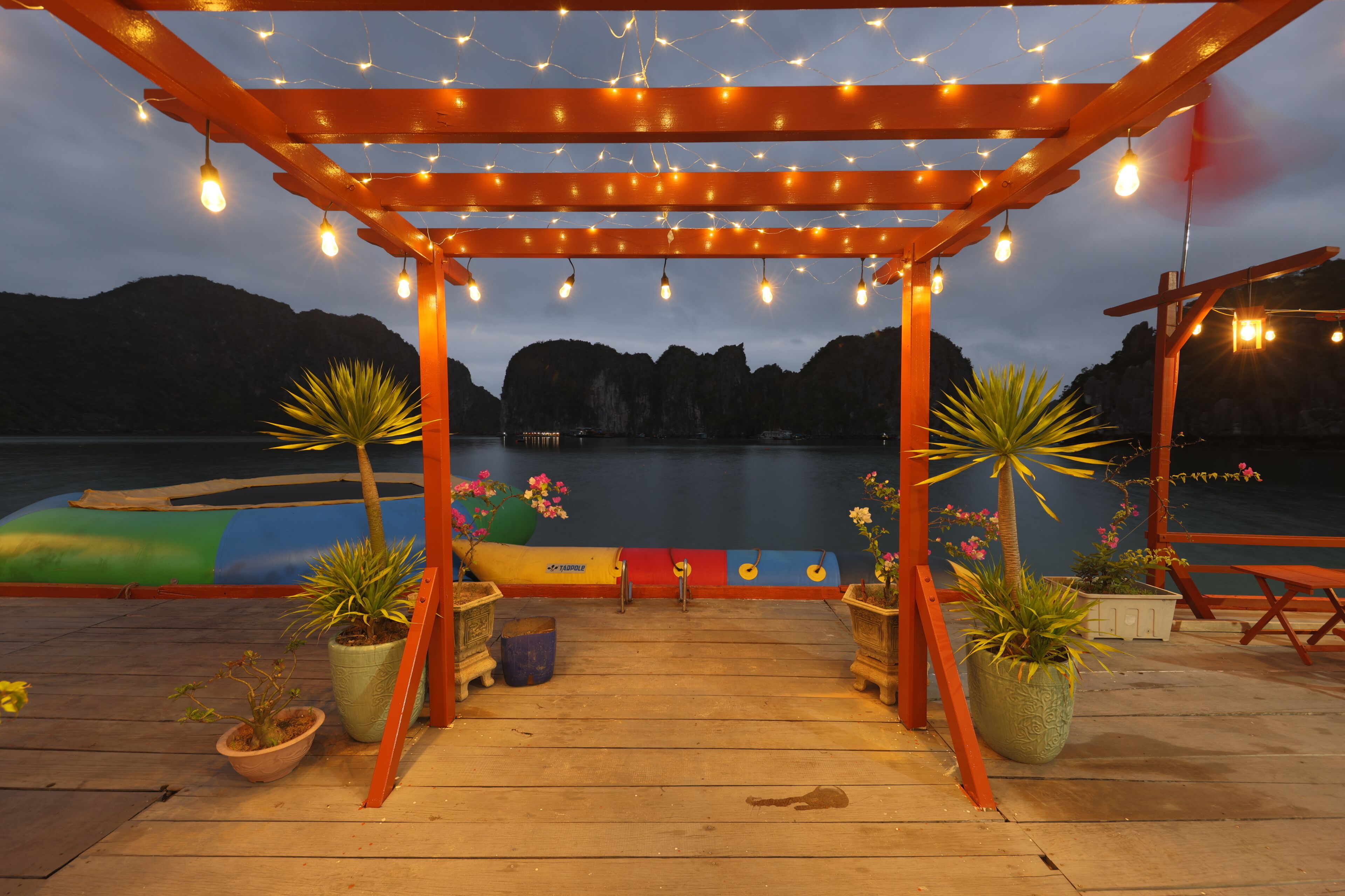 Udsigt fra overnatningsstedet