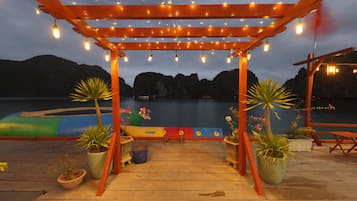 Udsigt fra overnatningsstedet