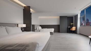 FamilieTwin kamer, uitzicht op de stad