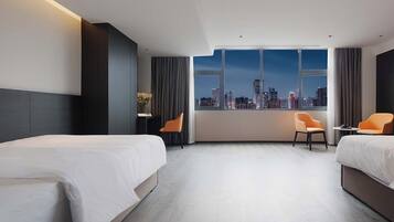 FamilieTwin kamer, uitzicht op de stad | Uitzicht vanuit de kamer