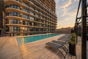 Outdoor pool - New Studio with Spa, 4K Cinema and Design (Buenos Aires)