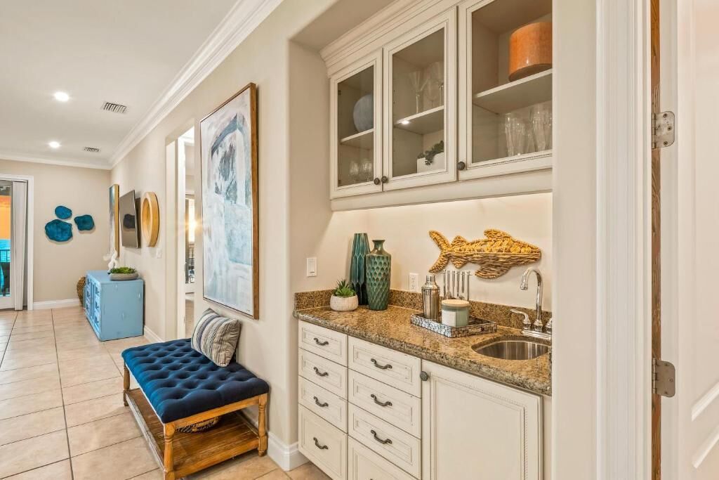 Condo Deluxe, 3 chambres, vue sur la plage, en face de la plage | Intérieur