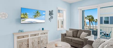 Lägenhet Premier - 4 sovrum - vid stranden | Vardagsrum