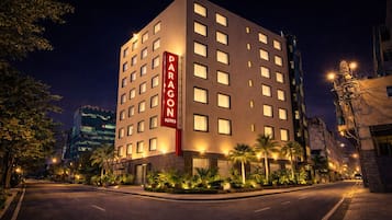 Voorkant van accommodatie