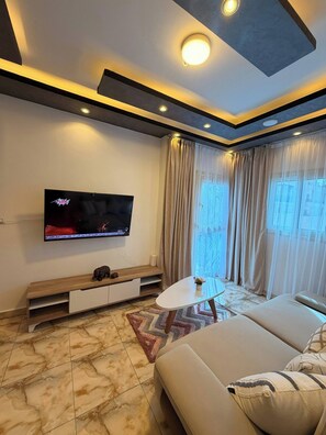 TV - Modern Sea View Rooftop apartment Hurghada (Hurghada 1)