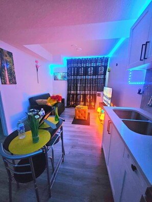 บ้านพัก, 1 ห้องนอน | บริเวณนั่งเล่น