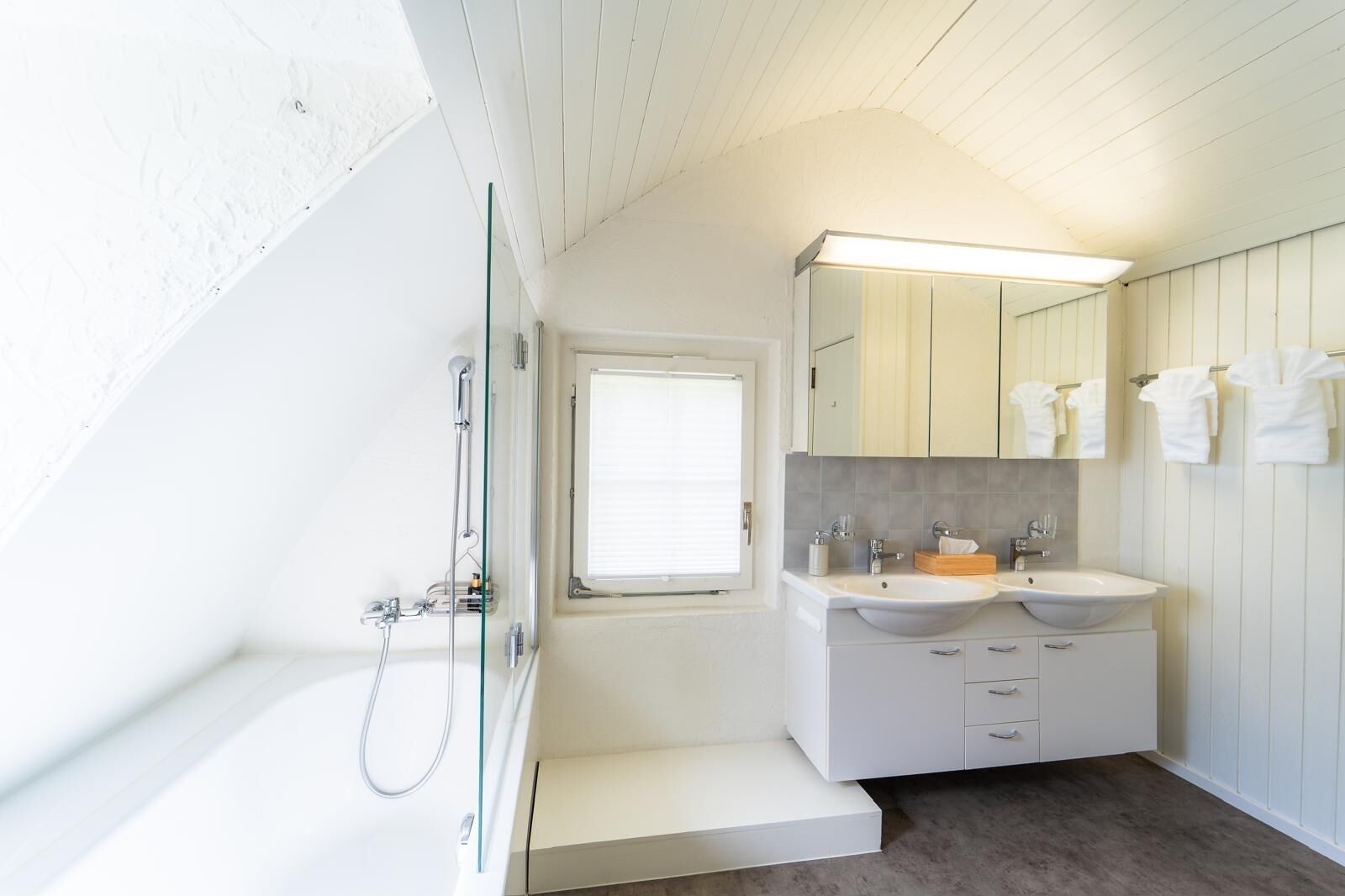 Articles de toilette écologiques, sèche-cheveux, serviettes fournies