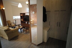 Interior - Pedestrian street apartment  with balcony (Skopje)