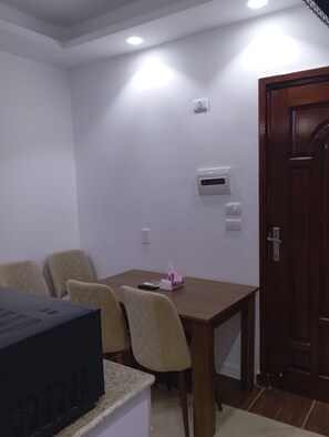 Dining - Cozy 1-bedroom studio with AC in beautiful Ourgad (ourgad)
