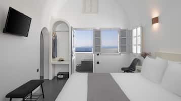 Chambre Triple Confort, bain Ă remous, vue mer