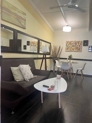 Condo, 2 Bedrooms | Living area - Villa a Block Away to the Beach (Jacó)