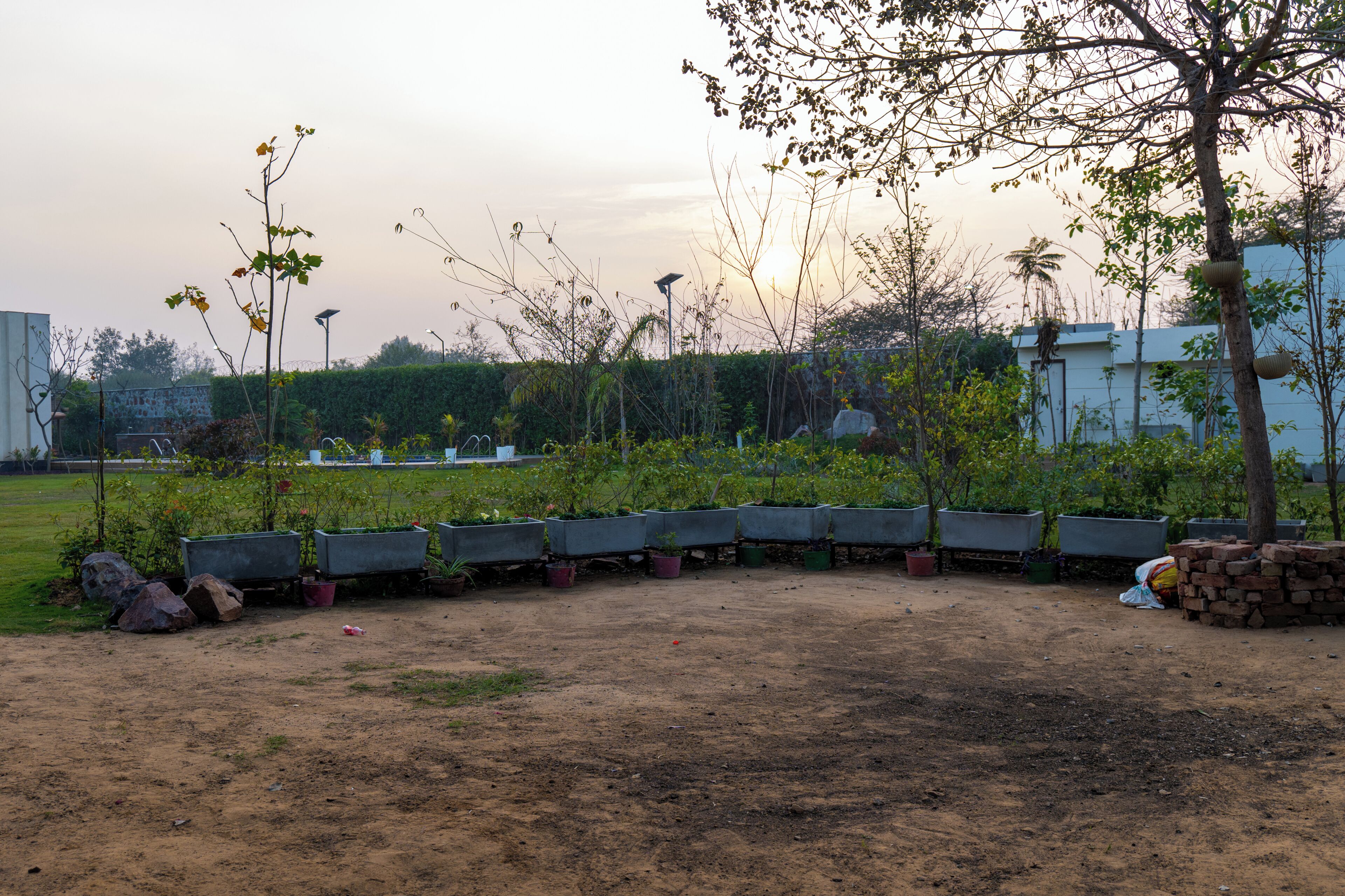Enceinte de l’hébergement