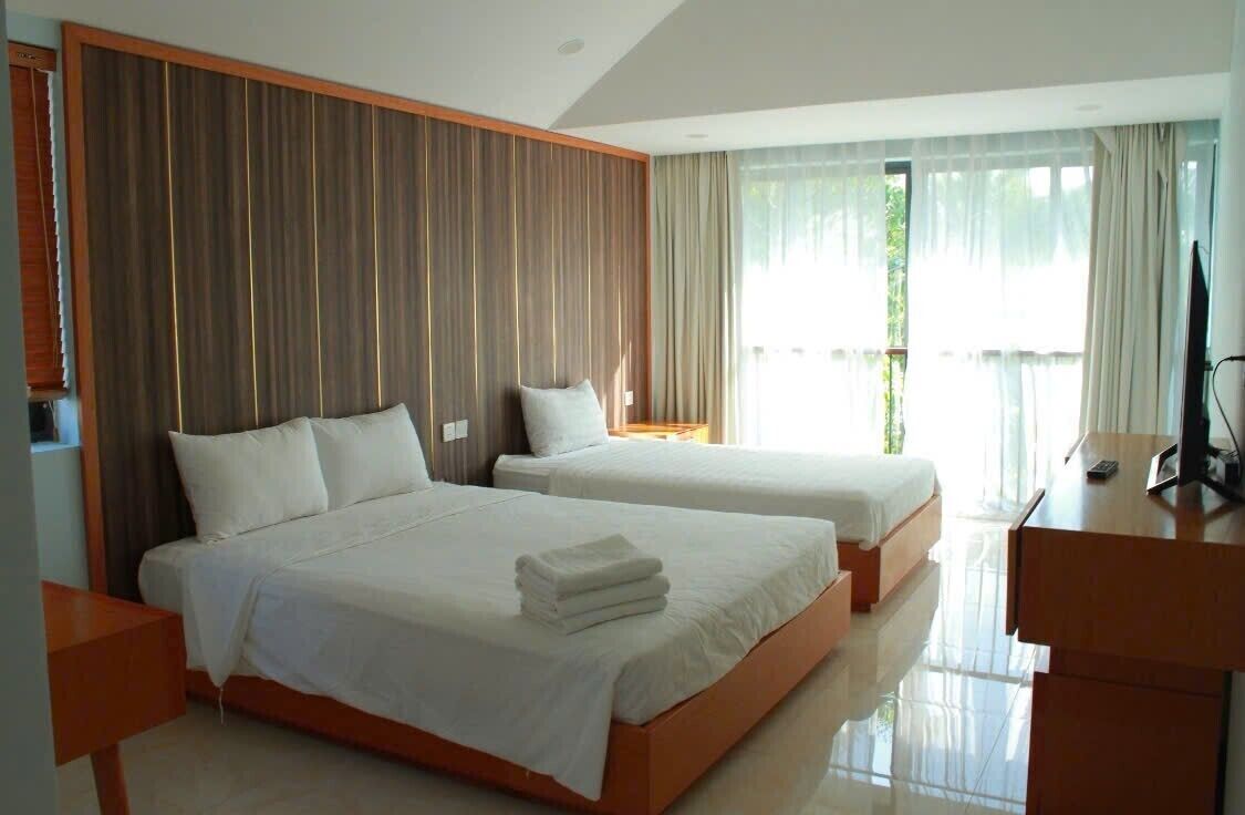 Vila Deluks, 3 kamar tidur, pemandangan kebun