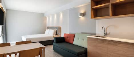 Ropa de cama de alta calidad, minibar, escritorio y insonorización