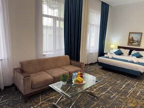 Kamar Triple, pemandangan kebun | Area keluarga