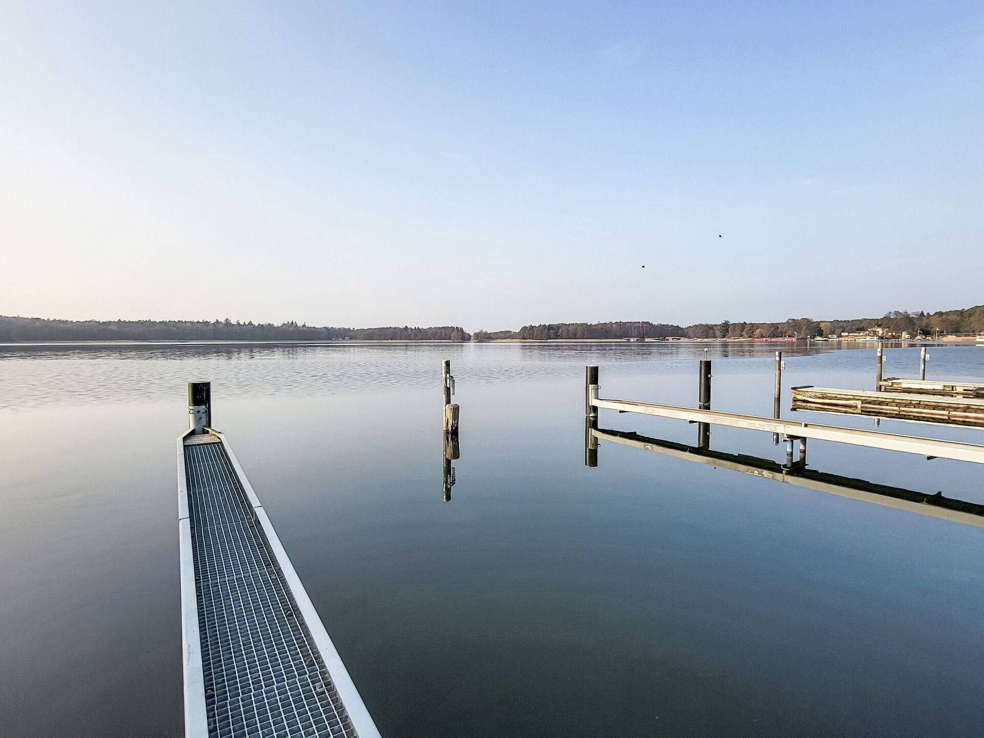 Wasser, Wasservorräte, Wasserweg, Horizont, Dock, See, Reflexion, Morgen, Kanal