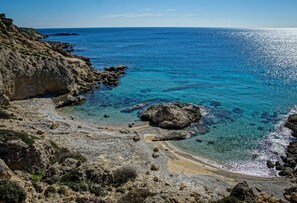 Beach - Villa Aquamarine beachfront Rhodes (Stegna)