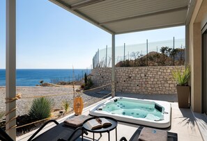 Exterior - Villa Aquamarine beachfront Rhodes (Stegna)