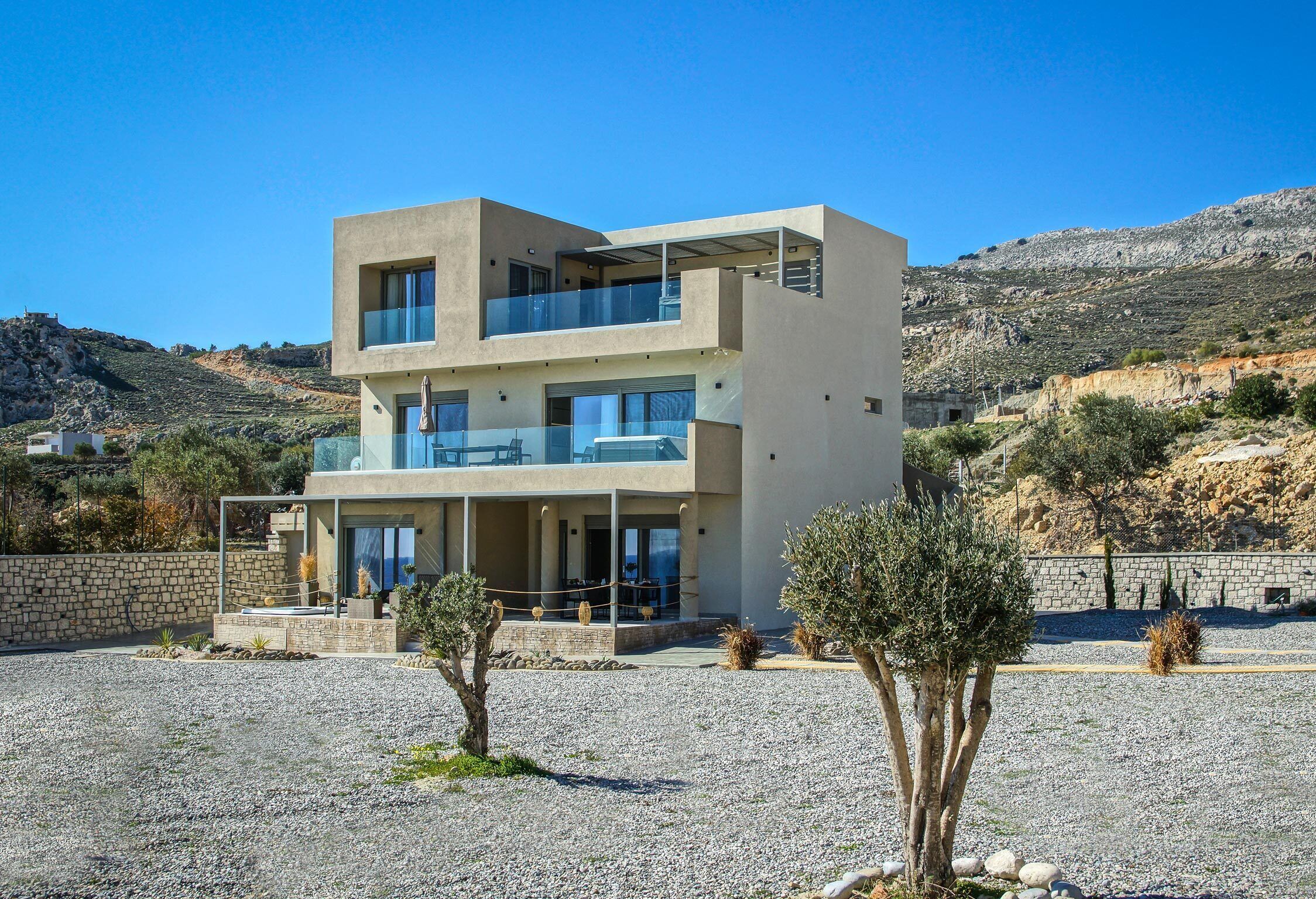 Façade de l’hébergement