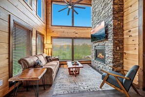 Interior - Pool cabin, Theater, Sauna, Views, Firepit (Sevierville)