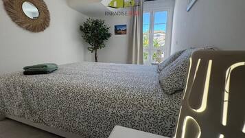 2 bedrooms, iron/ironing board, travel crib, WiFi