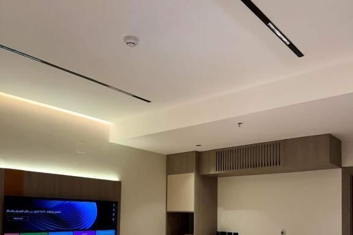Phòng Suite tiện nghi đơn giản, 1 giường cỡ queen | Khu phòng khách