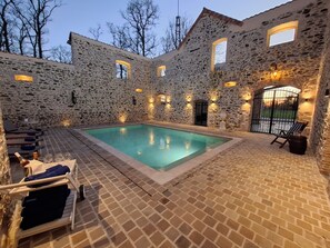 Pool - Pavillon de Chasse, a 19th-century luxurious huntsman’s lodge, sleeps 11 adults (Pamplie)