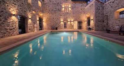 Private 63-Acre Estate near Niort with Pool & Hot Tub - Sleeps 11 - Pet Friendly