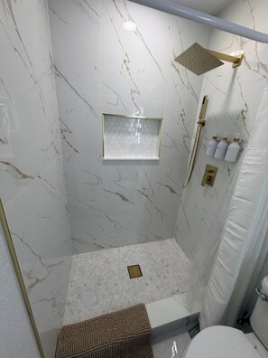 Shower, hair dryer, towels, soap - Cozy 1-bedroom apartment in lovely Tampa with AC 
10 minutes from Tampa Airport (Tampa)