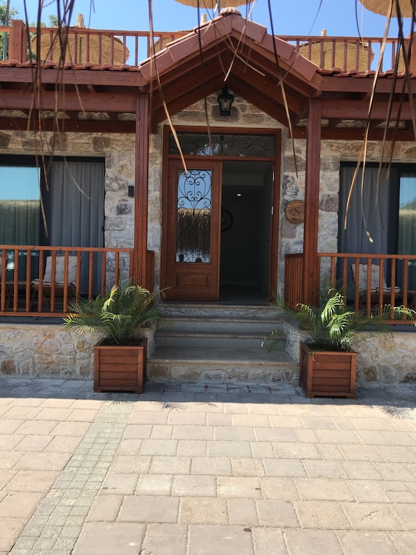 Overnatningsstedets facade