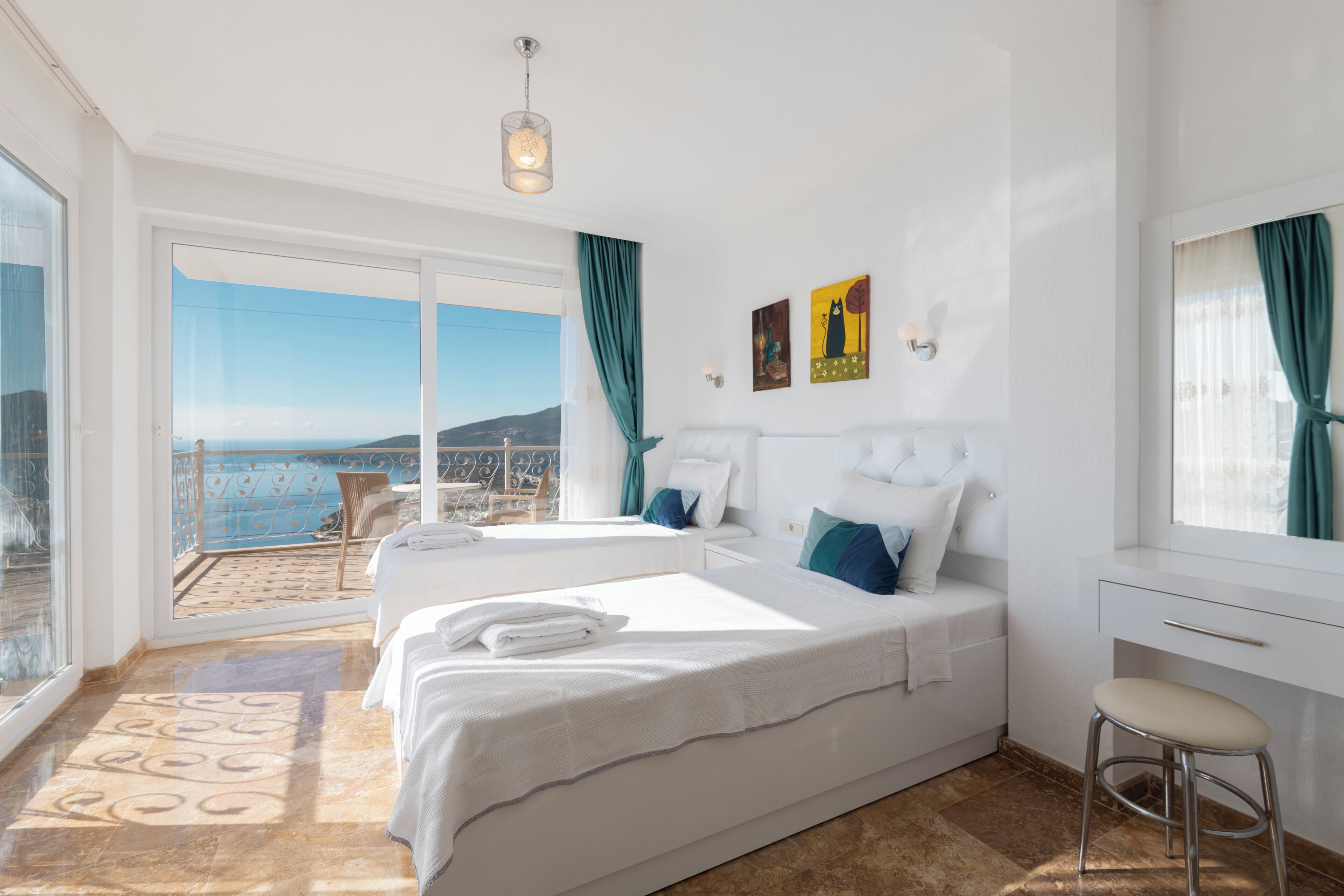 Stunning Sea View Villa In Kalkan With Private Pool, 4 Bedrooms, 8 Guests - Kalkan