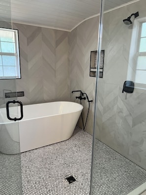 Towels, soap, toilet paper