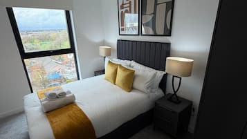 Appartement Deluxe, balcon, vue ville | Salle de bain