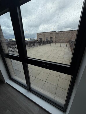 Appartement Deluxe, balcon, vue ville | Terrasse/Patio