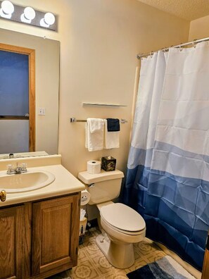 Towels, soap, shampoo, toilet paper - White Mountain Retreat - spacious 2BR 2BA with additional sleeping space (Conway)
