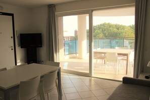 Apartment, 2 Bedrooms, Balcony, City View | Living room - Central Lignano Apartment With Balcony (Lignano Sabbiadoro)