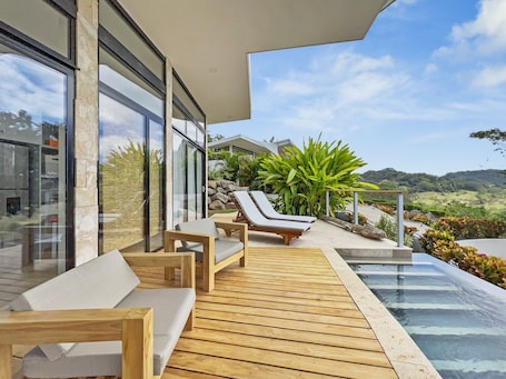 Terrace/patio. OceanView | Private Pool | Luxury Bungalow
