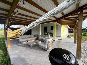 Outdoor dining - VILLA BELLOC 8 Prs, fiber, nature (Saint-François)