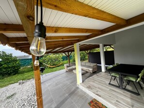 Outdoor dining - VILLA BELLOC 8 Prs, fiber, nature (Saint-François)