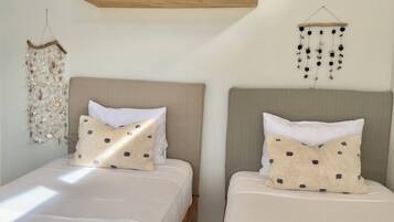 2 habitaciones, escritorio, wifi gratis y ropa de cama