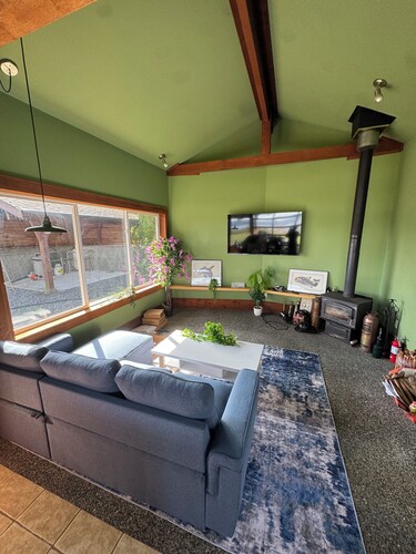 Ocean View Retreat on 2 Private Acres in Port McNeill