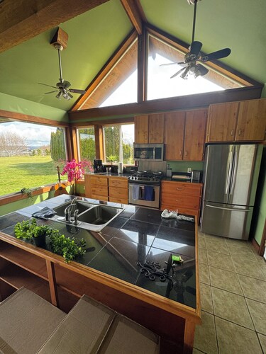 Ocean View Retreat on 2 Private Acres in Port McNeill