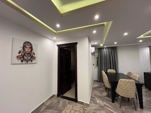 Classic Apartment, Balcony, City View | Dining - ELITE Comfort 3BR Apartment New Cairo   (New Cairo)