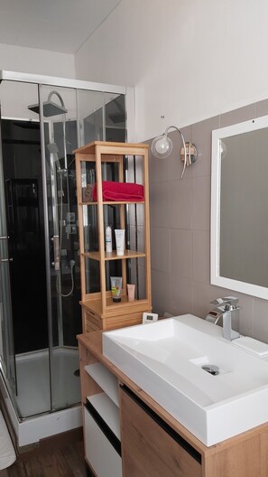 Hair dryer, towels, toilet paper - Large town house located in the heart of Saint-Aignan. (Saint-Aignan)