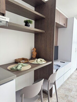 Interior - Newly Equipped Studio in Rodadero Sur - Beach, Restaurants and Tranquility (Gaira)