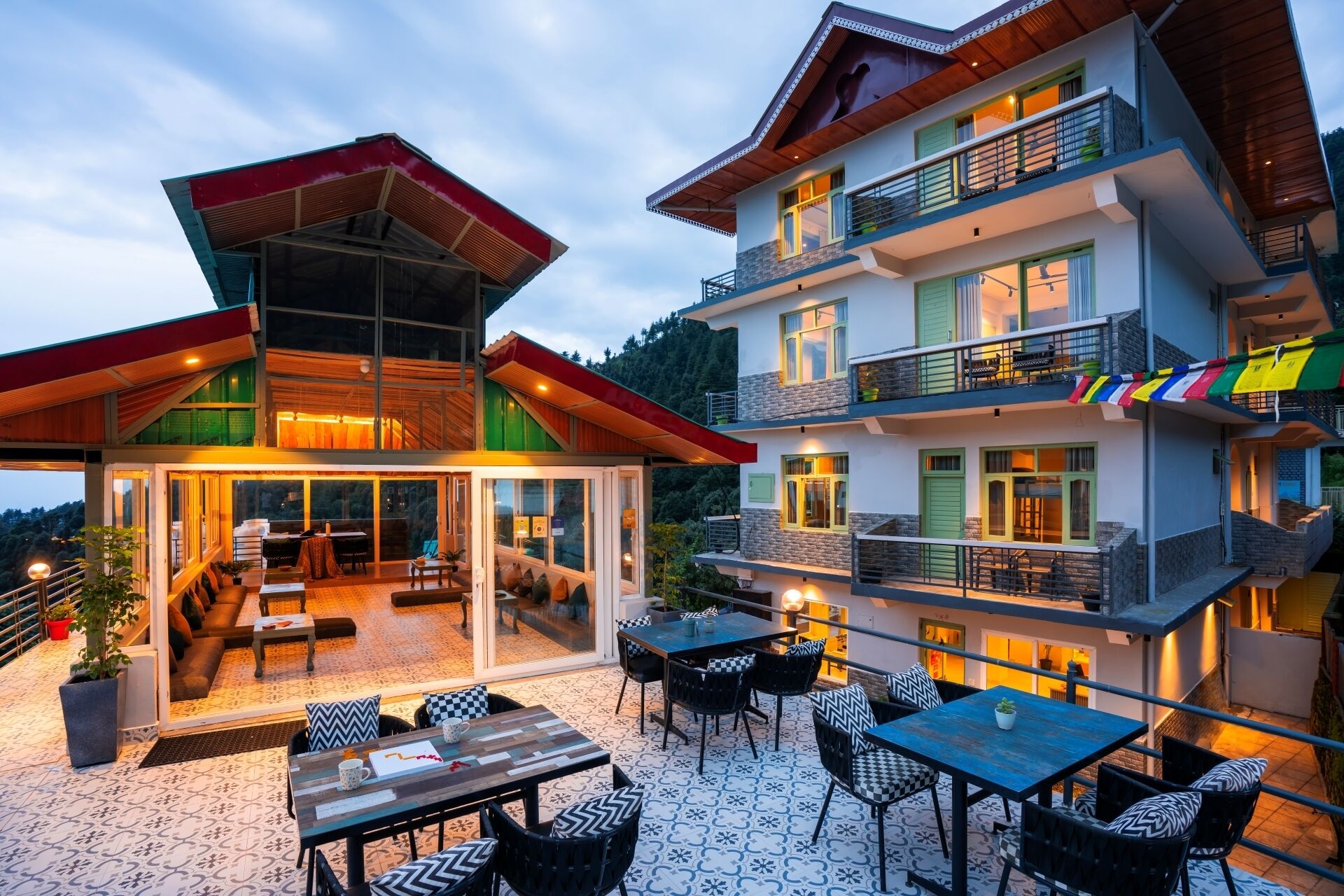 Fachada de la propiedad