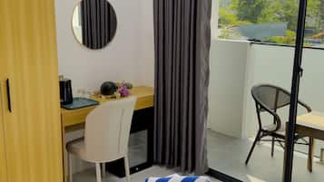 Deluxe Room, Balcony, City View | Iron/ironing board, free WiFi
