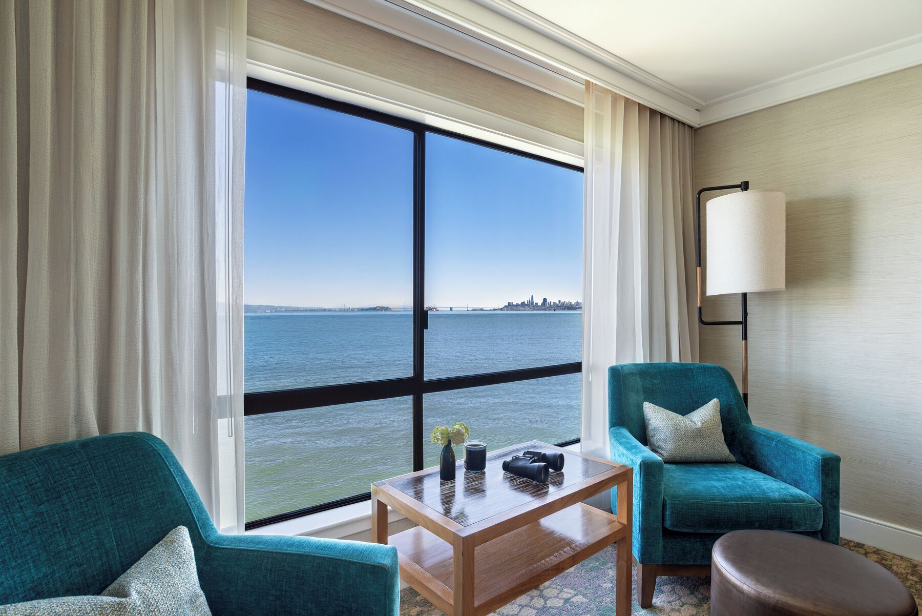Superior King Fireplace Accessible | View from room