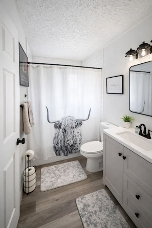 Bathroom - Cozy Family Getaway 3BR w Game Room & Fenced Backyard (Cincinnati)