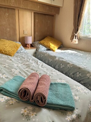 Mobile Home, 2 Bedrooms, Patio | 2 bedrooms - Cozy 2-bedroom Mobile Home in Kirkcolm With Sea Views (Stranraer)